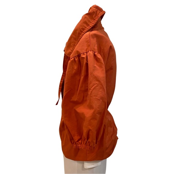 PERSIMMON COLORED STATEMENT JACKET SIZE S/M - Picture 5 of 6